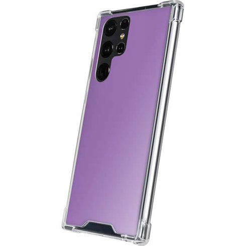 Color Pop VHS Purple Galaxy S24 Ultra Clear Case