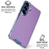 Color Pop VHS Purple Galaxy S25 Clear Case