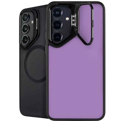 Color Pop VHS Purple Galaxy S25 Kickstand Case
