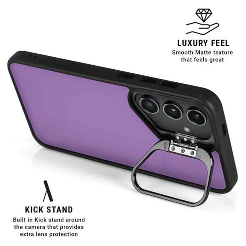 Color Pop VHS Purple Galaxy S25 Plus Kickstand Case