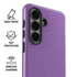 Color Pop VHS Purple Galaxy S26 Plus Impact Case