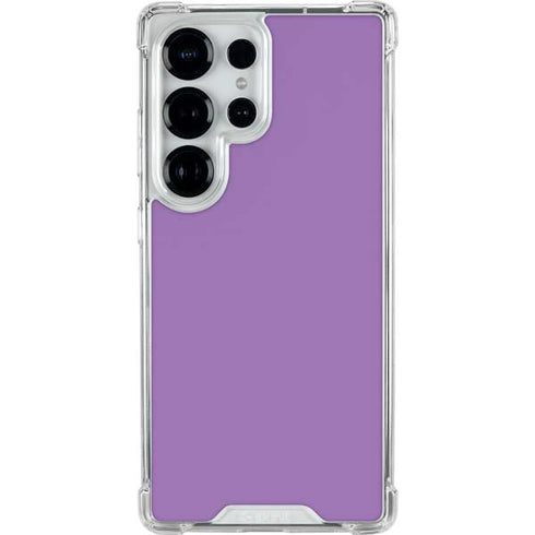 Color Pop VHS Purple Galaxy S26 Ultra Clear Case