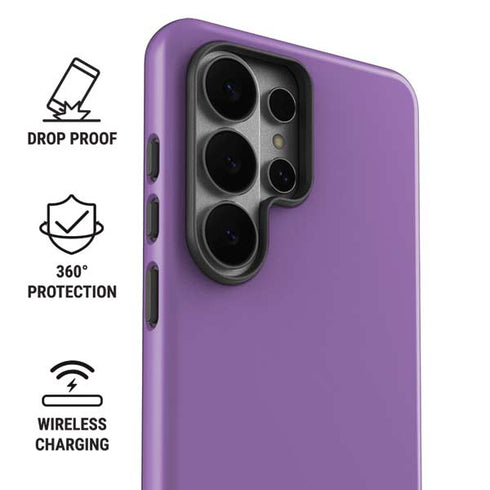 Color Pop VHS Purple Galaxy S26 Ultra Impact Case