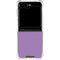 Color Pop VHS Purple Galaxy Z Flip5 5G Clear Case