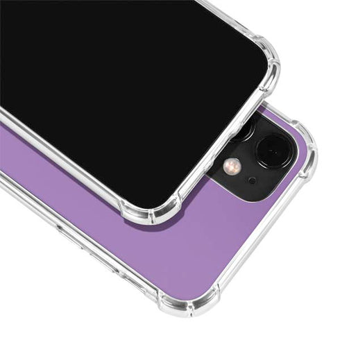 Color Pop VHS Purple iPhone 12 Clear Case