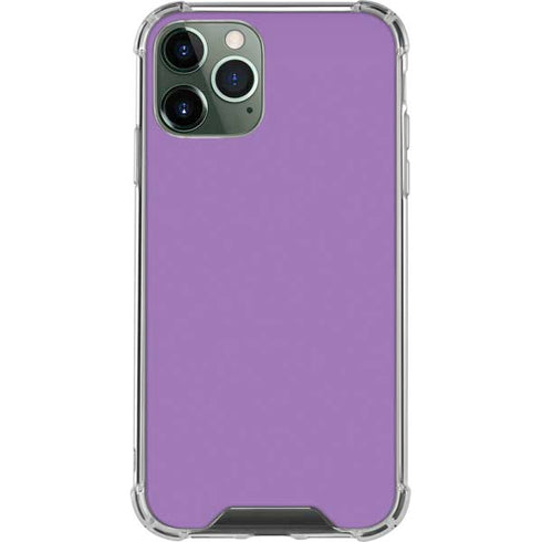 Color Pop VHS Purple iPhone 12 Pro Clear Case