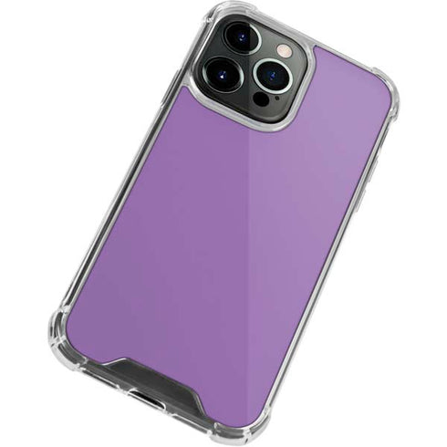 Color Pop VHS Purple iPhone 13 Pro Clear Case