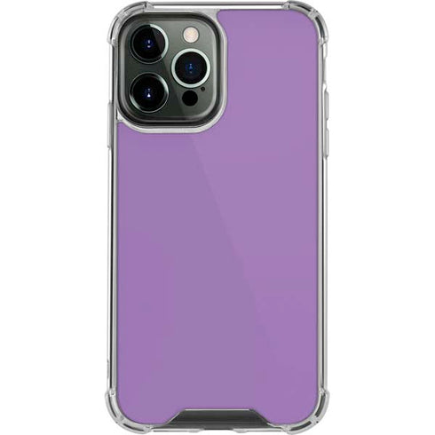 Color Pop VHS Purple iPhone 13 Pro Max Clear Case