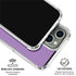 Color Pop VHS Purple iPhone 15 Pro Clear Case