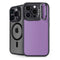 Color Pop VHS Purple iPhone 15 Pro Kickstand Case