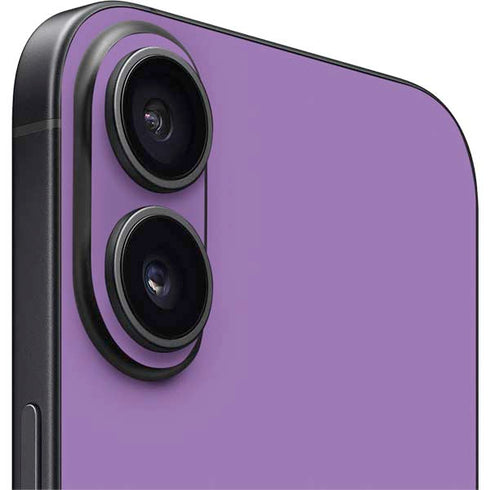 Color Pop VHS Purple iPhone 16 Plus Skin