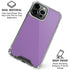 Color Pop VHS Purple iPhone 16 Pro Clear Case