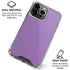 Color Pop VHS Purple iPhone 16 Pro Max Clear Case