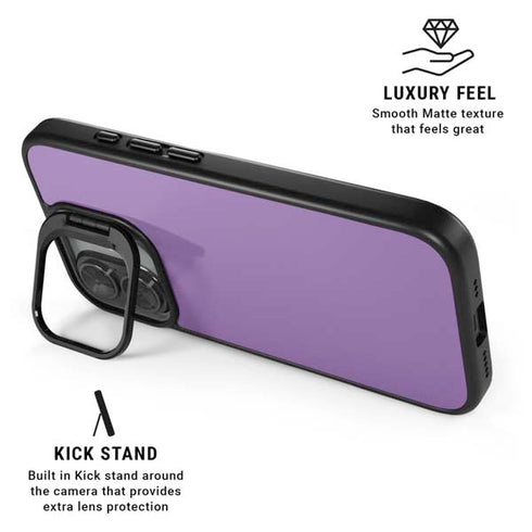Color Pop VHS Purple iPhone 17 Kickstand Case
