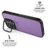 Color Pop VHS Purple iPhone 17 Kickstand Case
