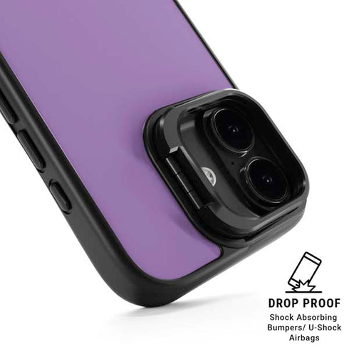 Color Pop VHS Purple iPhone 17 Kickstand Case