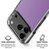 Color Pop VHS Purple iPhone 18 Pro Clear Case