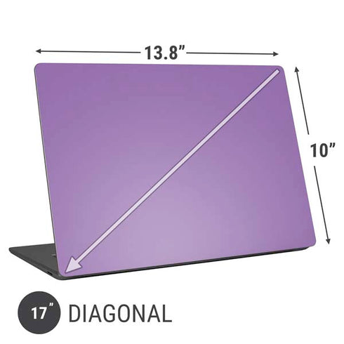 Color Pop VHS Purple Universal Laptop 17in (13.8 x 10in) Skin