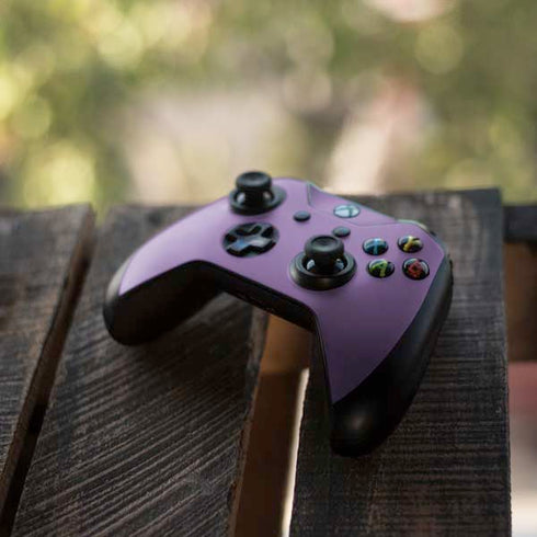 Color Pop VHS Purple Xbox One X Controller Skin