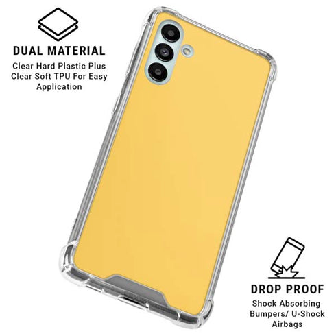 Color Pop Yellow Delight Galaxy A13 5G Clear Case