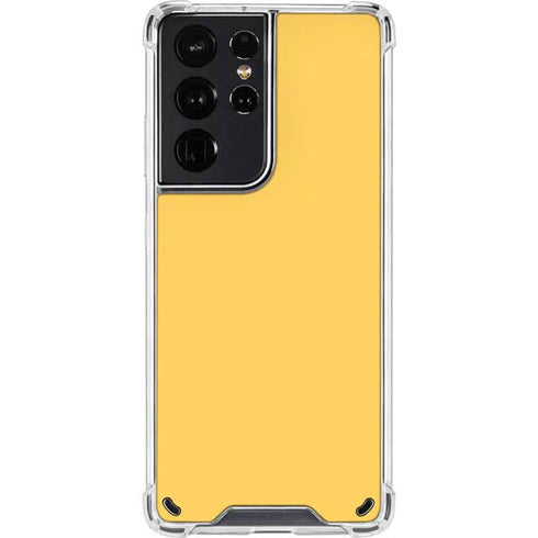 Color Pop Yellow Delight Galaxy S21 Ultra 5G Clear Case