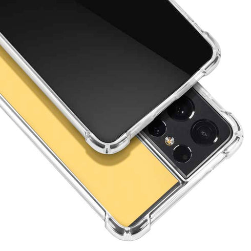 Color Pop Yellow Delight Galaxy S21 Ultra 5G Clear Case