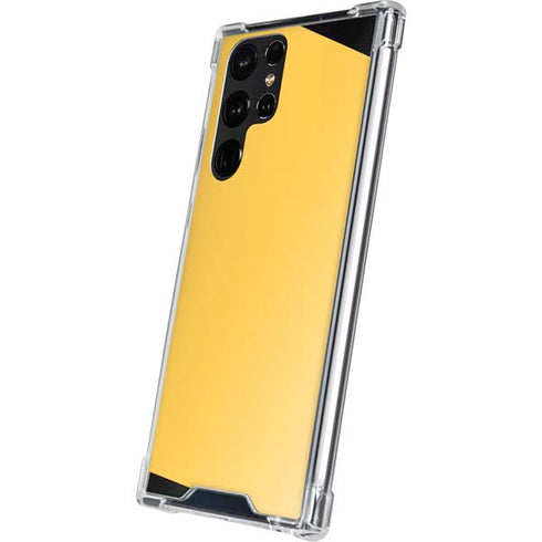 Color Pop Yellow Delight Galaxy S22 Ultra Clear Case