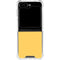 Color Pop Yellow Delight Galaxy Z Flip5 5G Clear Case