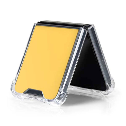Color Pop Yellow Delight Galaxy Z Flip5 5G Clear Case