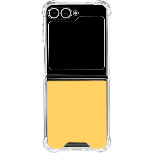 Color Pop Yellow Delight Galaxy Z Flip6 Clear Case