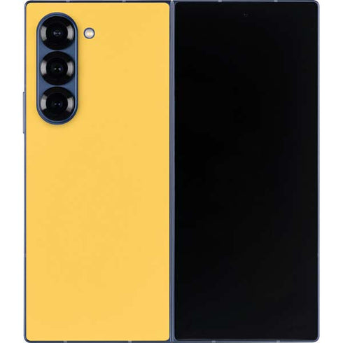 Color Pop Yellow Delight Galaxy Z Fold6 Skin