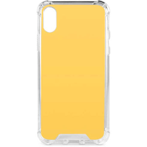 Color Pop Yellow Delight iPhone X/XS Clear Case