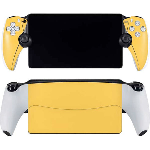 Color Pop Yellow Delight PlayStation Portal Remote Player Skin