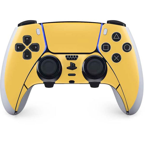 Color Pop Yellow Delight PS5 DualSense Edge Pro Controller Skin