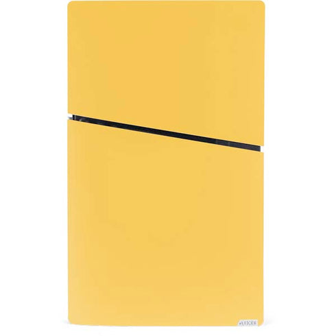 Color Pop Yellow Delight PS5 Slim Digital Edition Console Skin