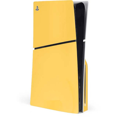 Color Pop Yellow Delight PS5 Slim Disk Console Skin
