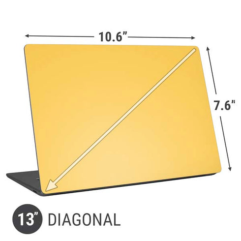 Color Pop Yellow Delight Universal Laptop 13in (10.6 x 7.6in) Skin