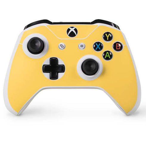 Color Pop Yellow Delight Xbox One X Controller Skin