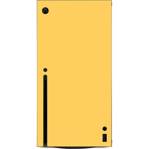Color Pop Yellow Delight Xbox Series X Console Skin