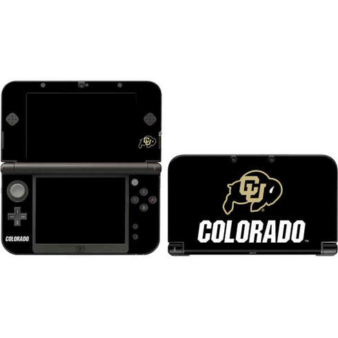 University of Colorado CU Logo on Black Nintendo Skins
