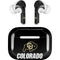 University of Colorado CU Logo on Black AirPods Pro 2nd Gen Skin