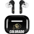 University of Colorado CU Logo on Black AirPods Pro 2nd Gen Skin