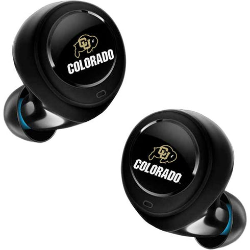University of Colorado CU Logo on Black Amazon Echo Buds Skin