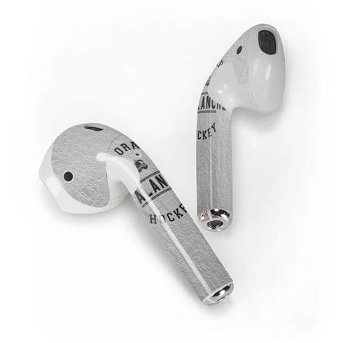 NHL Colorado Avalanche Black Text Apple AirPods Skin