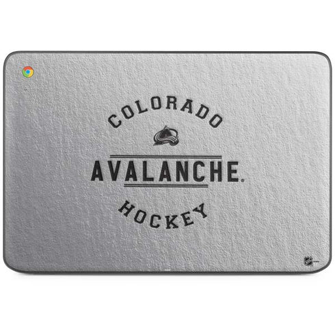NHL Colorado Avalanche Black Text HP Chromebook Skin