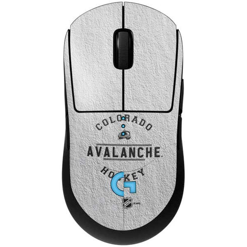 NHL Colorado Avalanche Black Text G Pro Wireless Gaming Mouse Skin