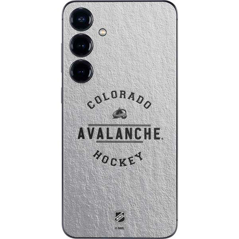 NHL Colorado Avalanche Black Text Galaxy A16 5G Skin