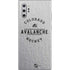 NHL Colorado Avalanche Black Text Galaxy Note 10 Plus Skin