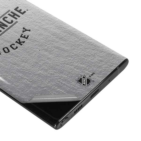 NHL Colorado Avalanche Black Text Galaxy Note 10 Plus Skin