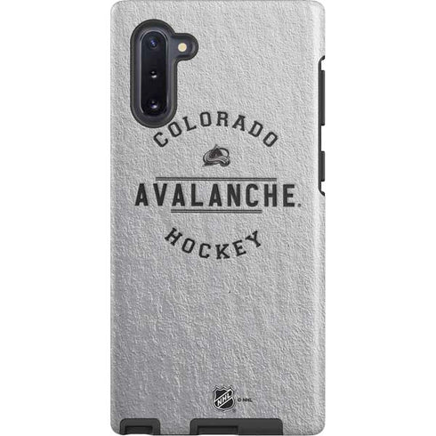 NHL Colorado Avalanche Black Text Galaxy Cases